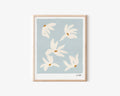 Abstract Daisies Print