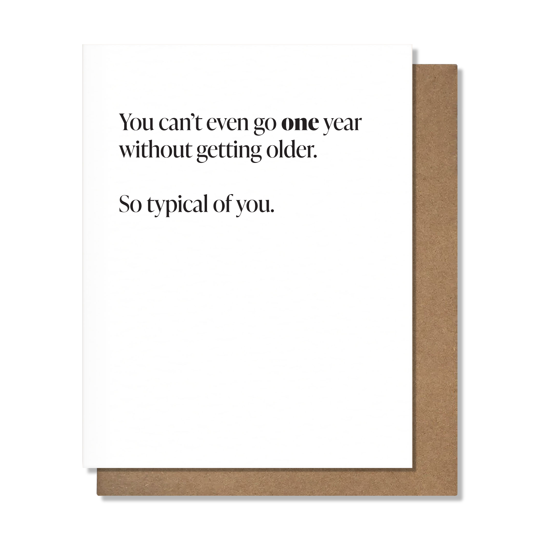 So Typical - Birthday Card