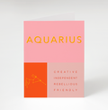Aquarius Zodiac Card