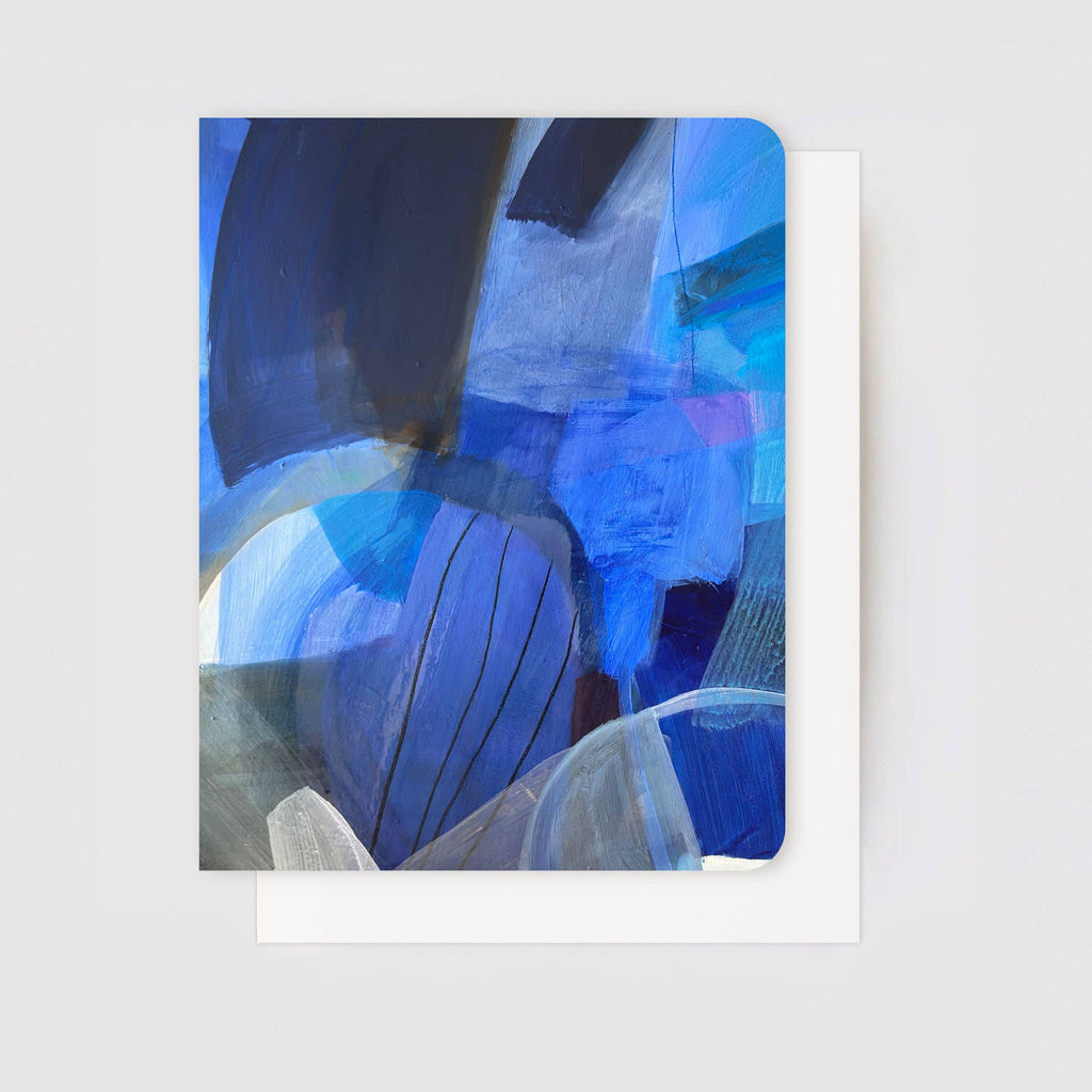 Painterly Blue Art Card Set – The Blues (5-Pack)