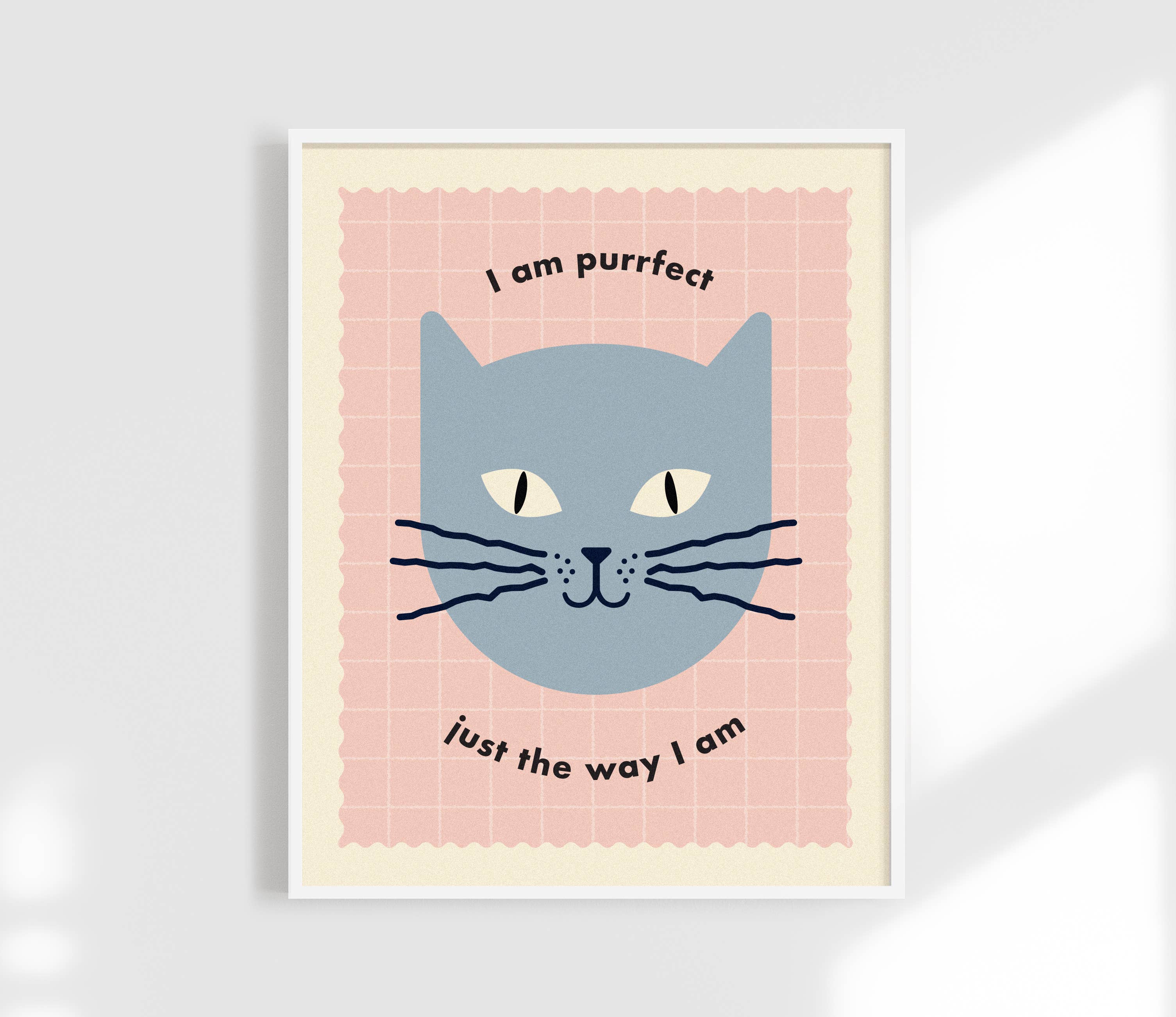 Perfect Just The Way I am Print -Kids Affirmation Art