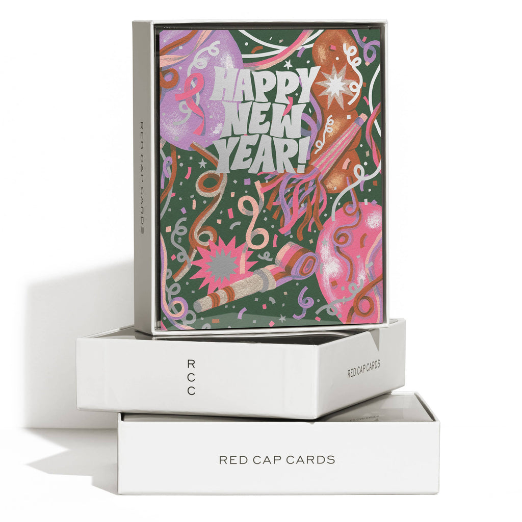 New Year's Noise New Year holiday greeting card