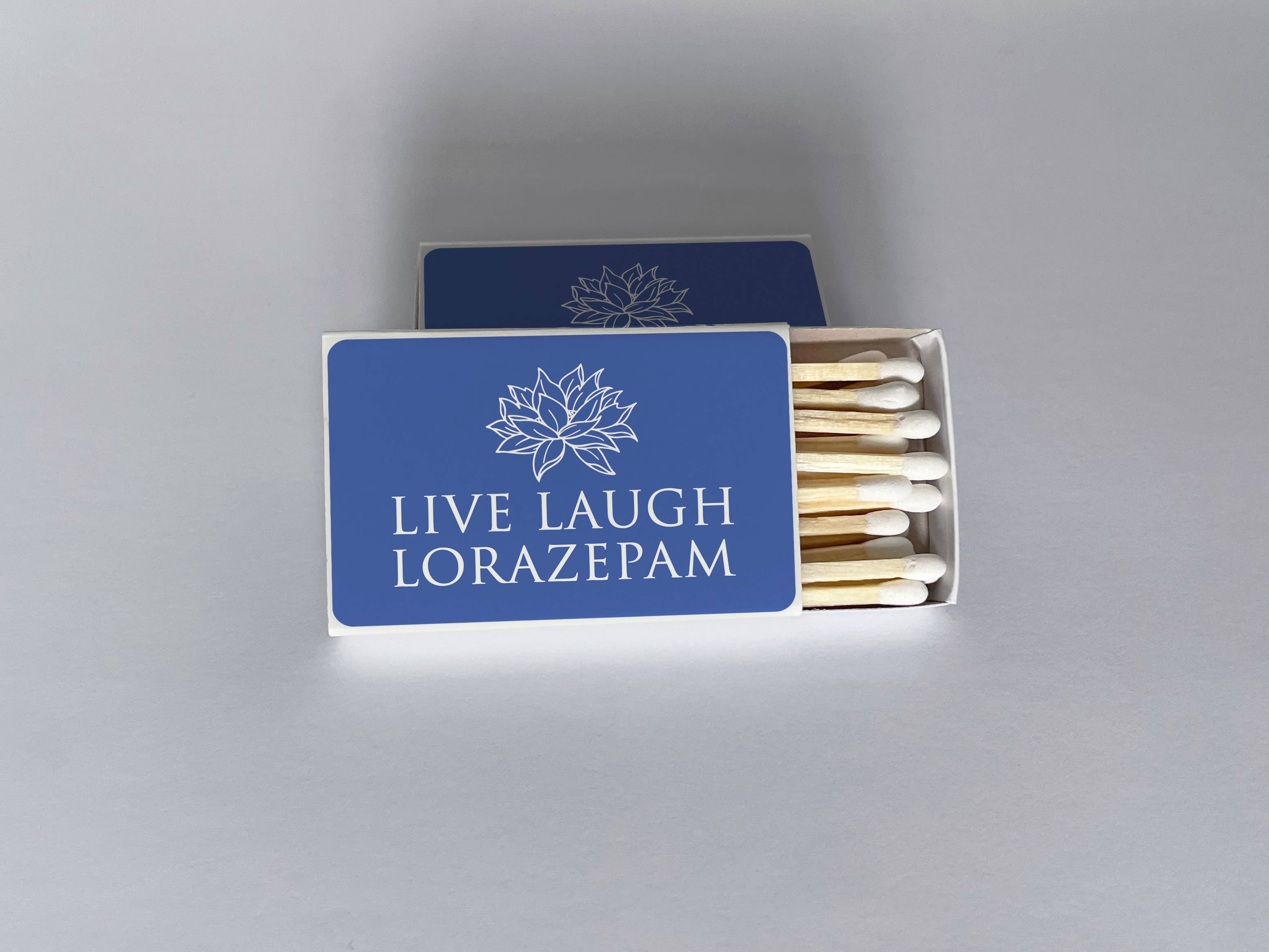 Live Laugh Lorazepam White Lotus Matchbook