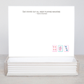 Mahjong Box Card Set - Watercolor Mahjong Stationery
