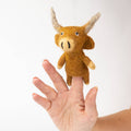 Finger Puppets - Sensory Play - Highland Cow