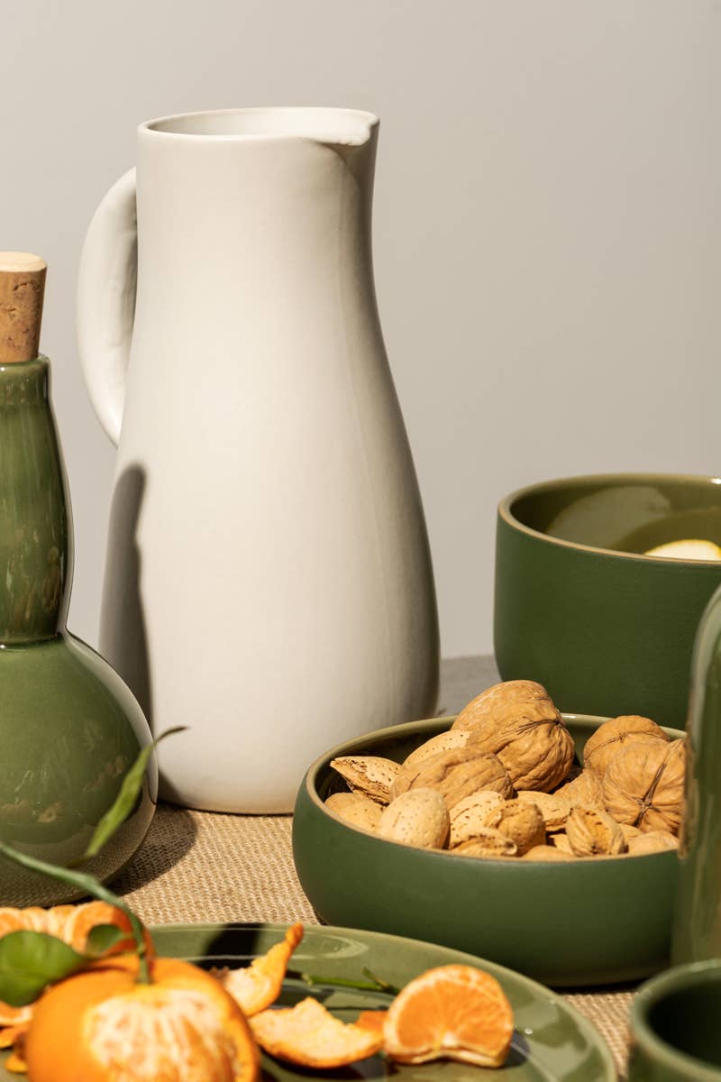 Handmade Stoneware Jug & Vase For Flowers  | Dadasi 50 oz