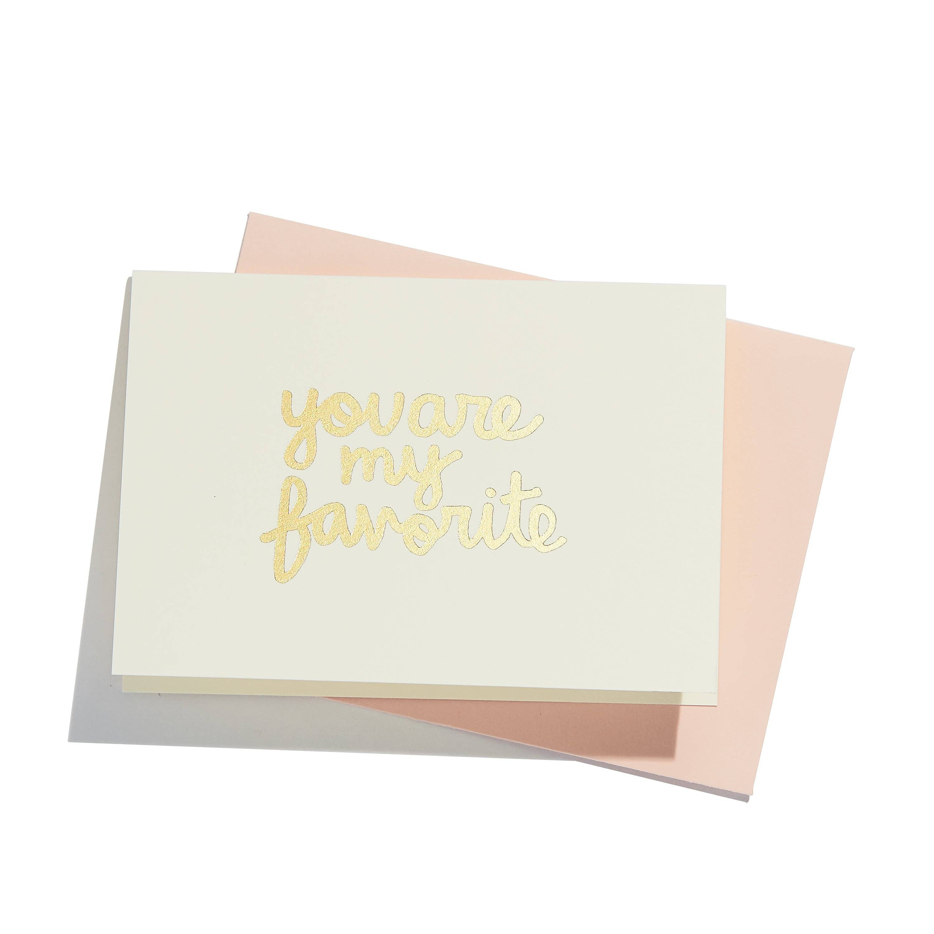 #114 You Are My Favorite Enclosure Card