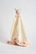 Organic Muslin Lovey Blanket Pink