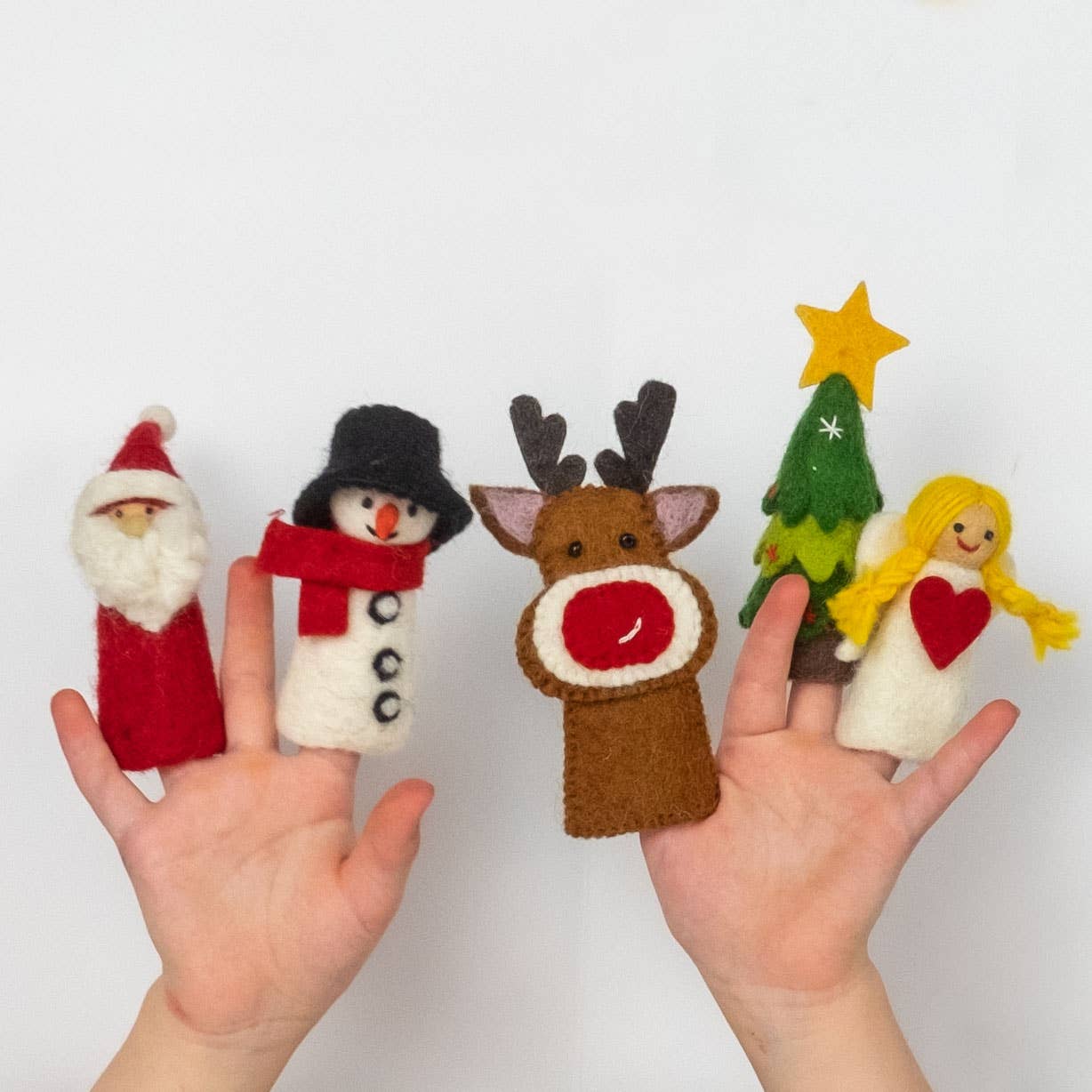 Finger Puppets - Sensory Play - Christmas - Holiday Decor