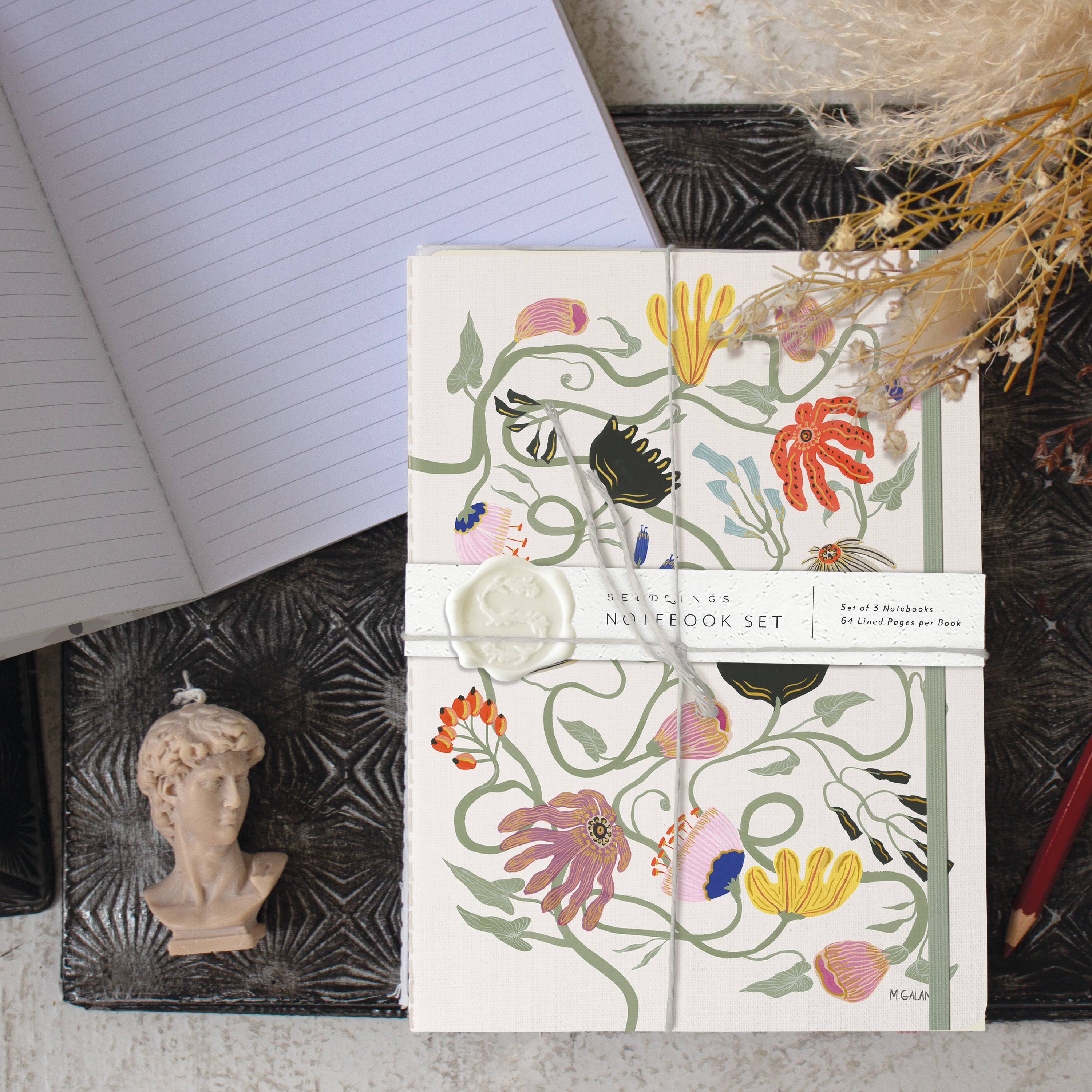 Widly In Love Sewn Trio Notebook Set