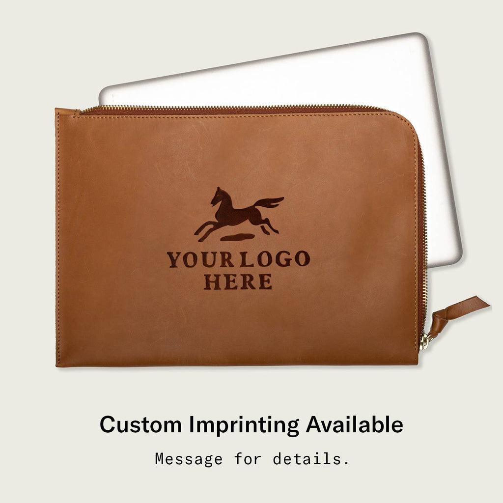 Full-Grain Leather Wine Tote – Gift Bag