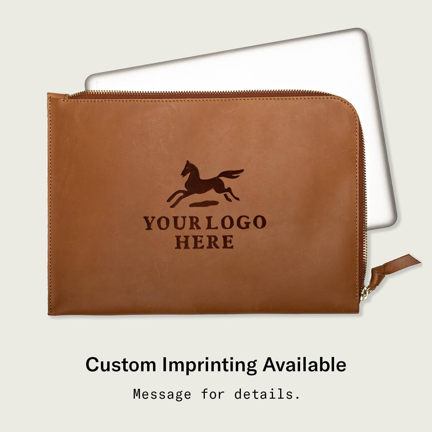 Full-Grain Leather Wine Tote – Gift Bag