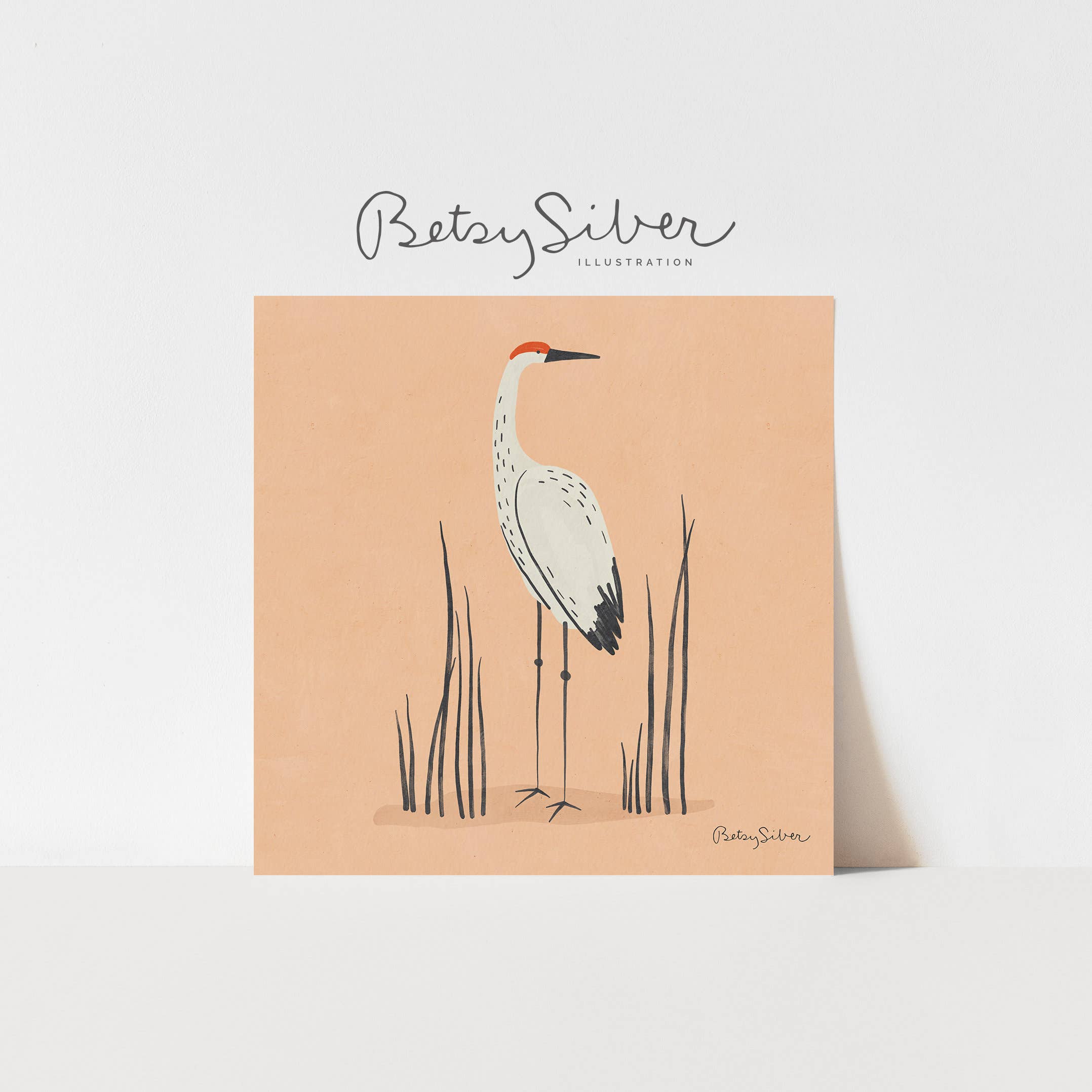 Sandhill Crane Art Print