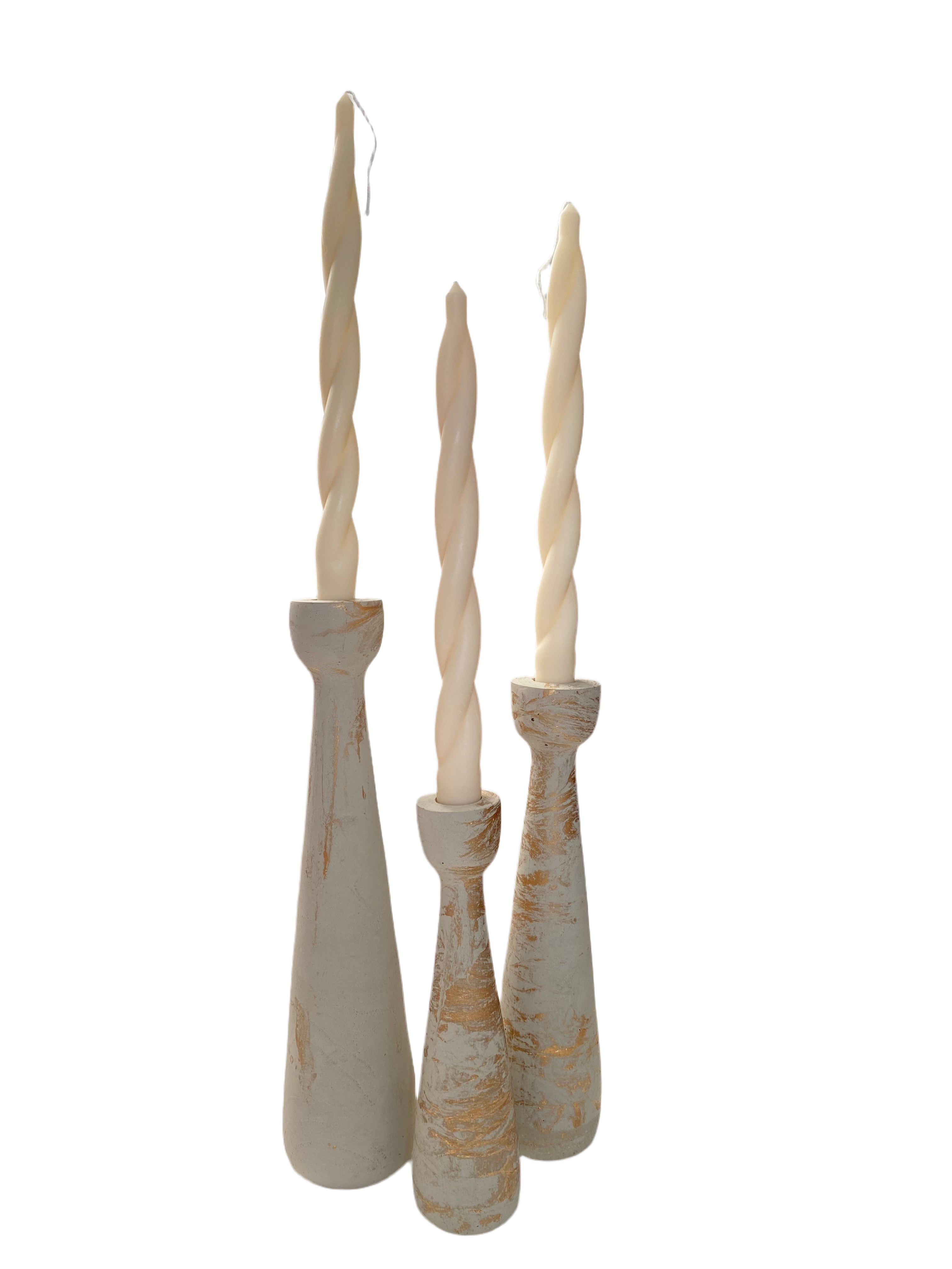 Candelabras- Taper Candle Trio |Taper Candle Holder Set of 3