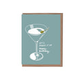 Scratch & Sniff Martini Birthday Greeting Card