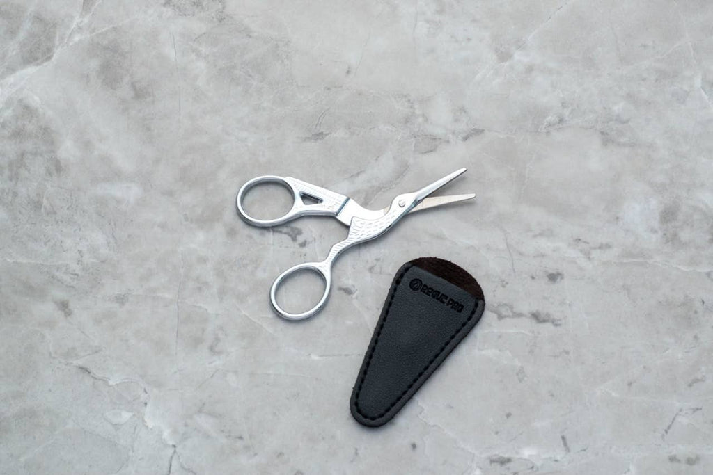 Crane Scissors Gold-Tone or Silver Stainless Steel 3.5"