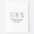 Mahjong Greeting Card - Fun Greeting Card for Girlfriends