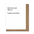 Big Fan - Friendship Card