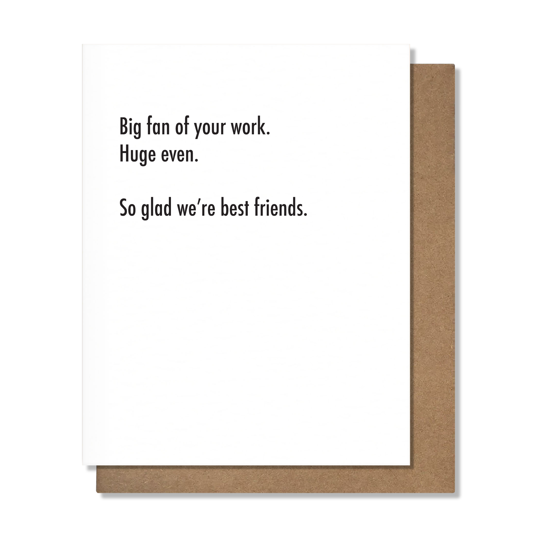Big Fan - Friendship Card