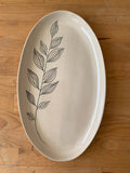 Oval Platter: Elm Branch