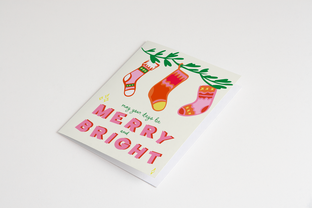 Merry & Bright Holiday Card