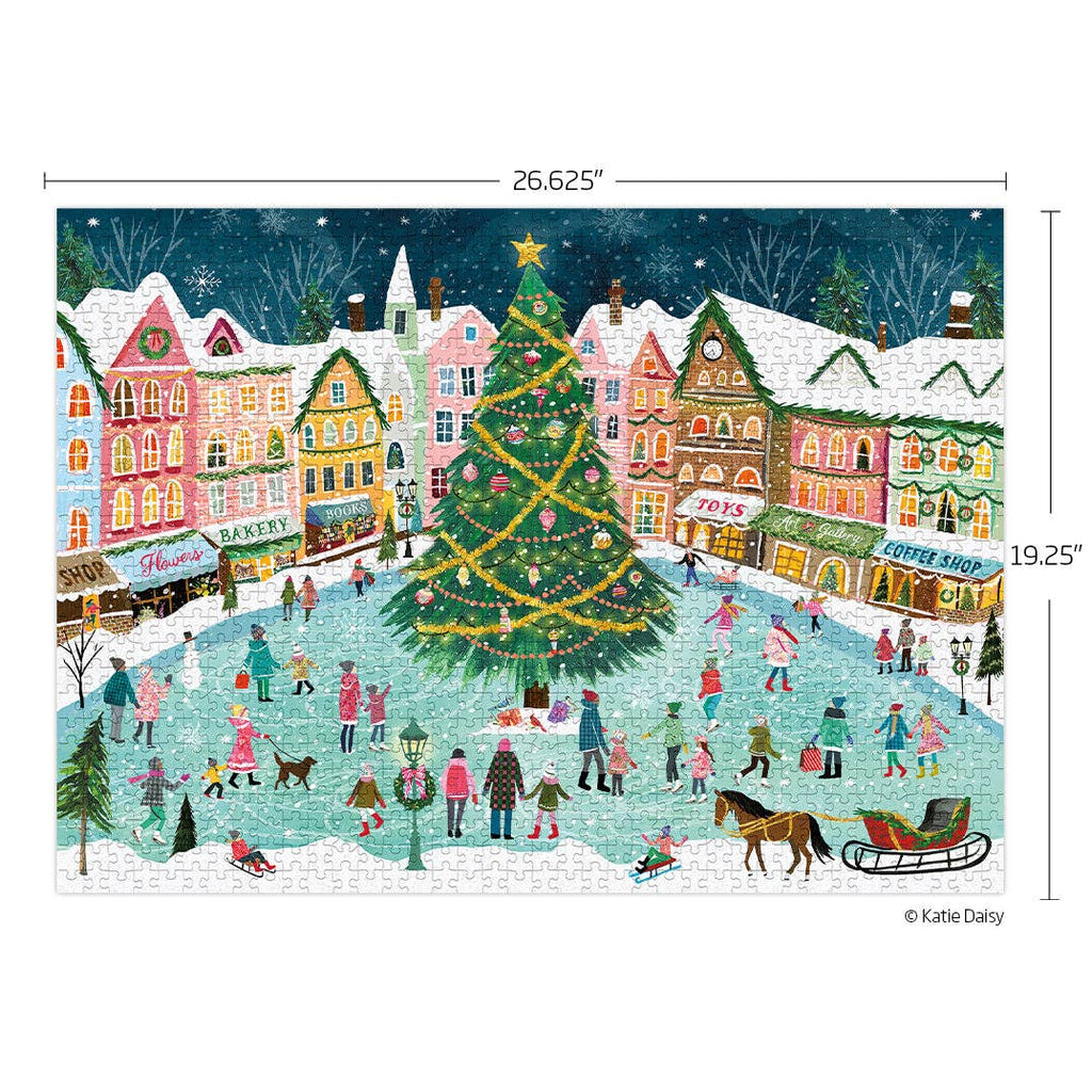 Town Square 1000 Piece Christmas Puzzle