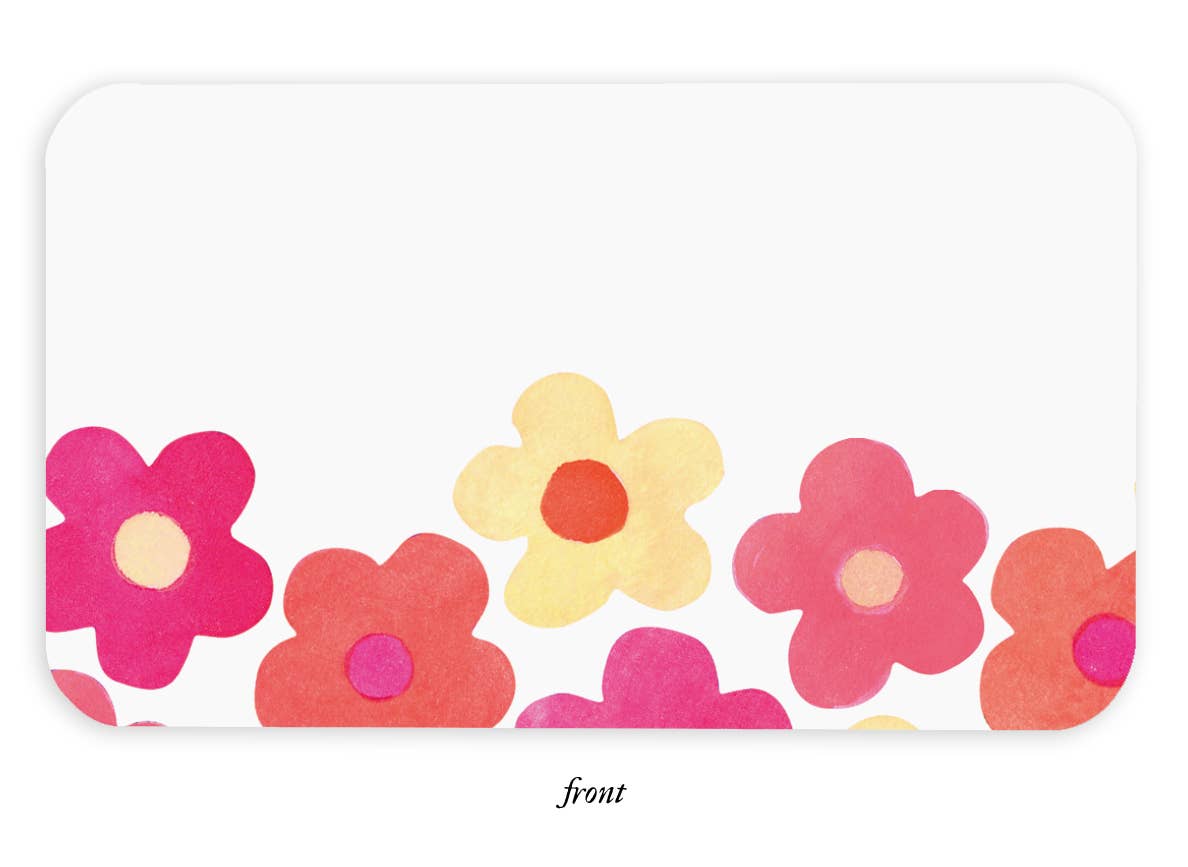 Retro Flowers Little Notes® NEW 55 Count