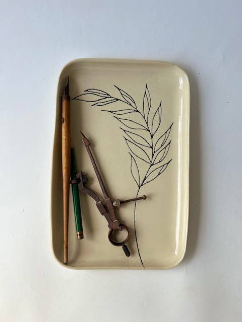 Tray (Rounded): Willow Oak