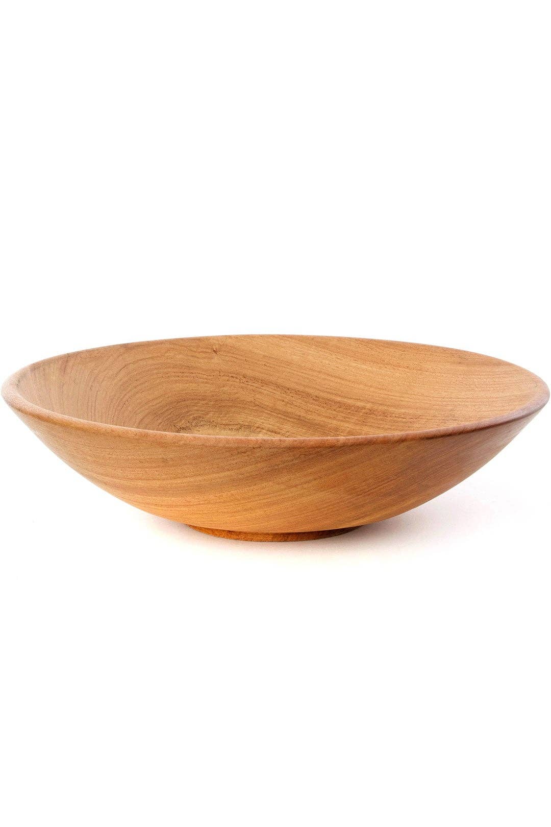 Extra Large Mahogany Wood Salad Bowl from Zimbabwe