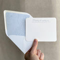 Something Blue Letterpress Stationery Pack