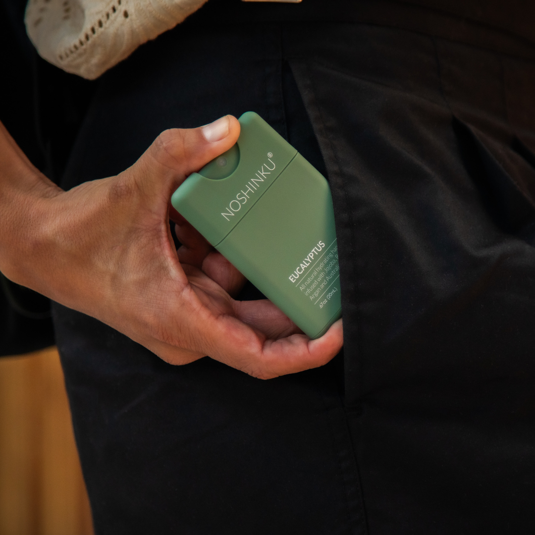 REFILLABLE Eucalyptus Moisturizing Pocket Hand Sanitizer