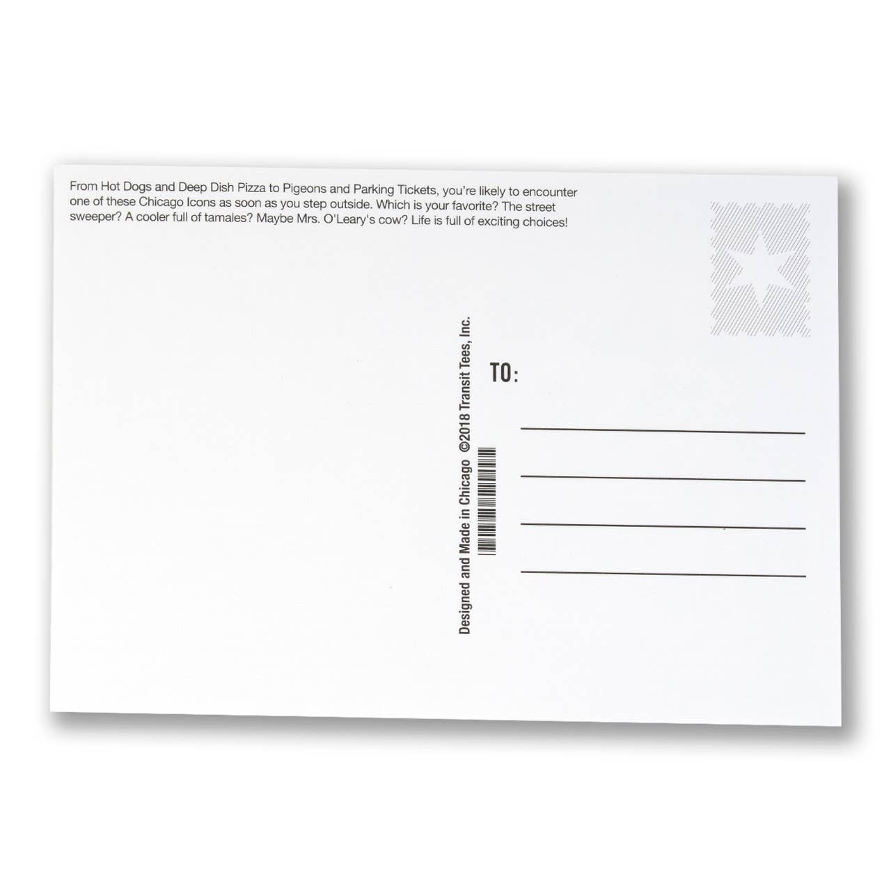 Chicago Icons Postcard