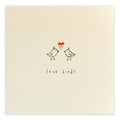 Love Birds Card – Handfinished UK Real Pencil Shavings