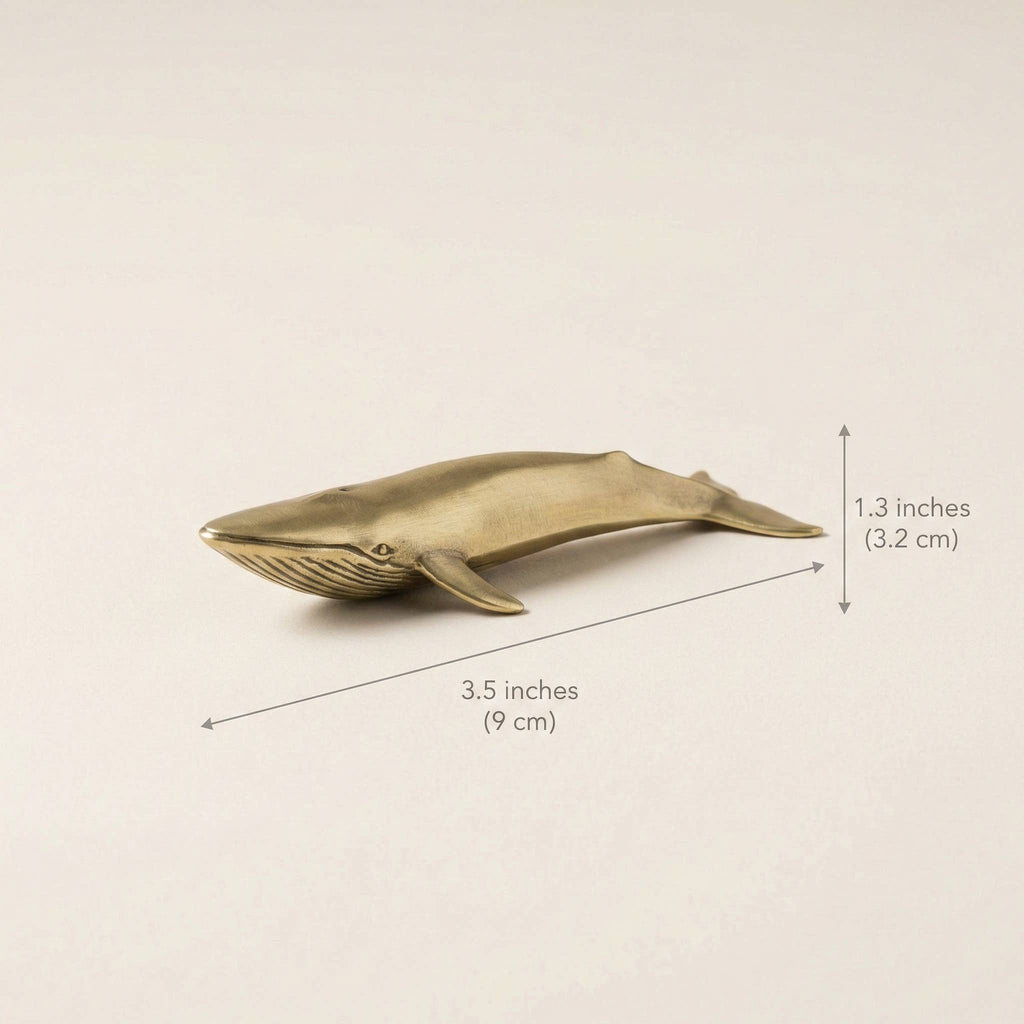 Brass Blue Whale