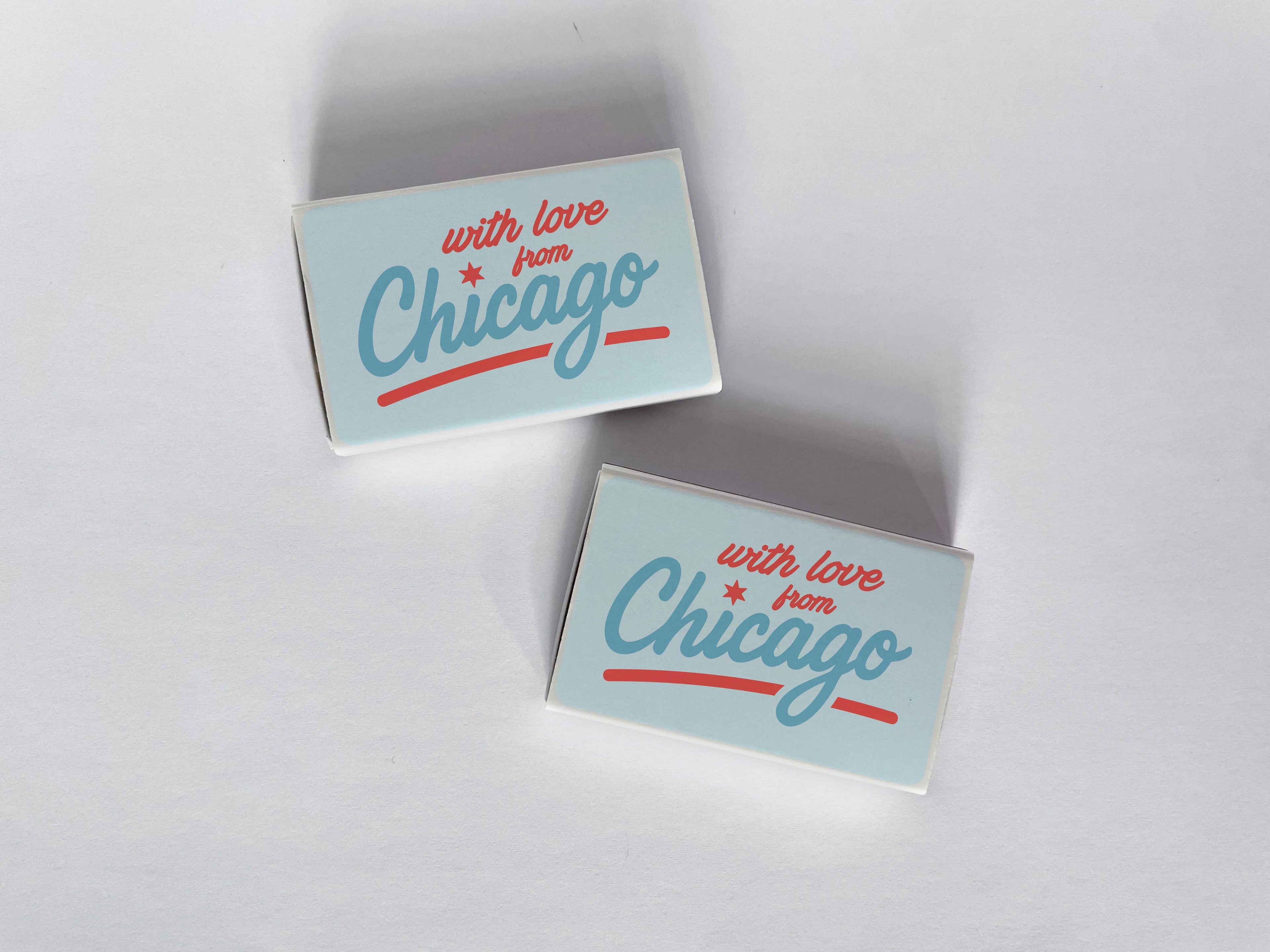 With Love From Chicago Vintage Script Matchbook 