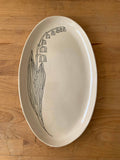 Oval Platter: Lily of the Valley