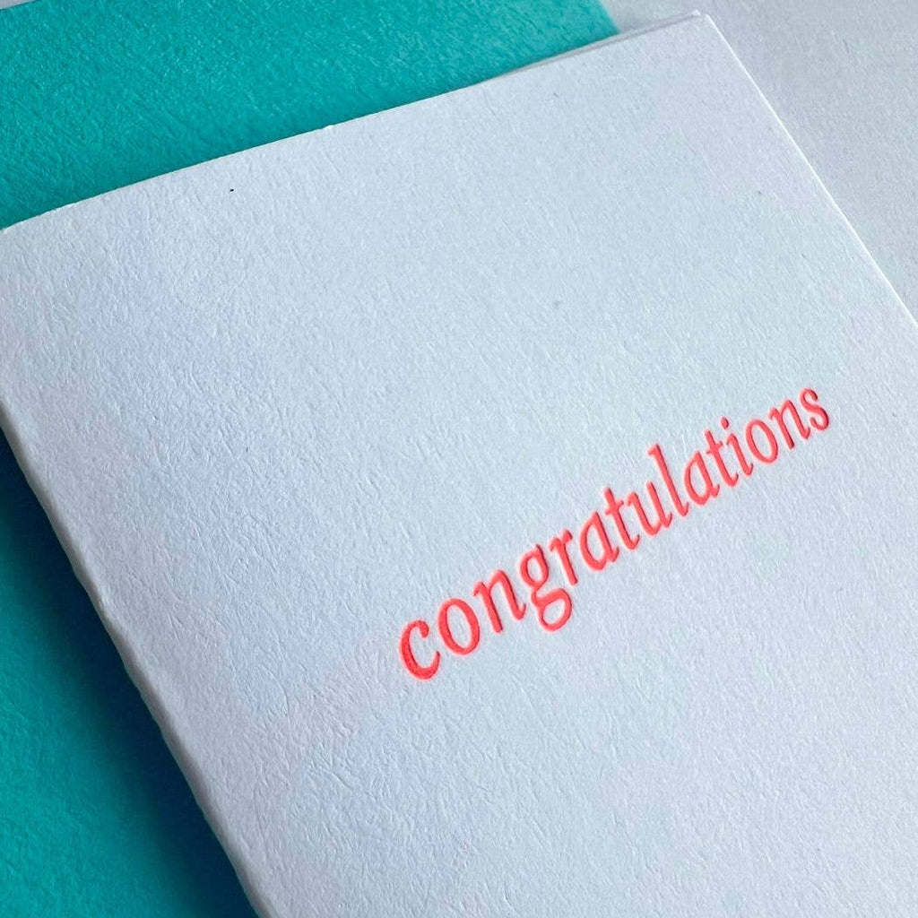 Congratulations Text Tiny Card