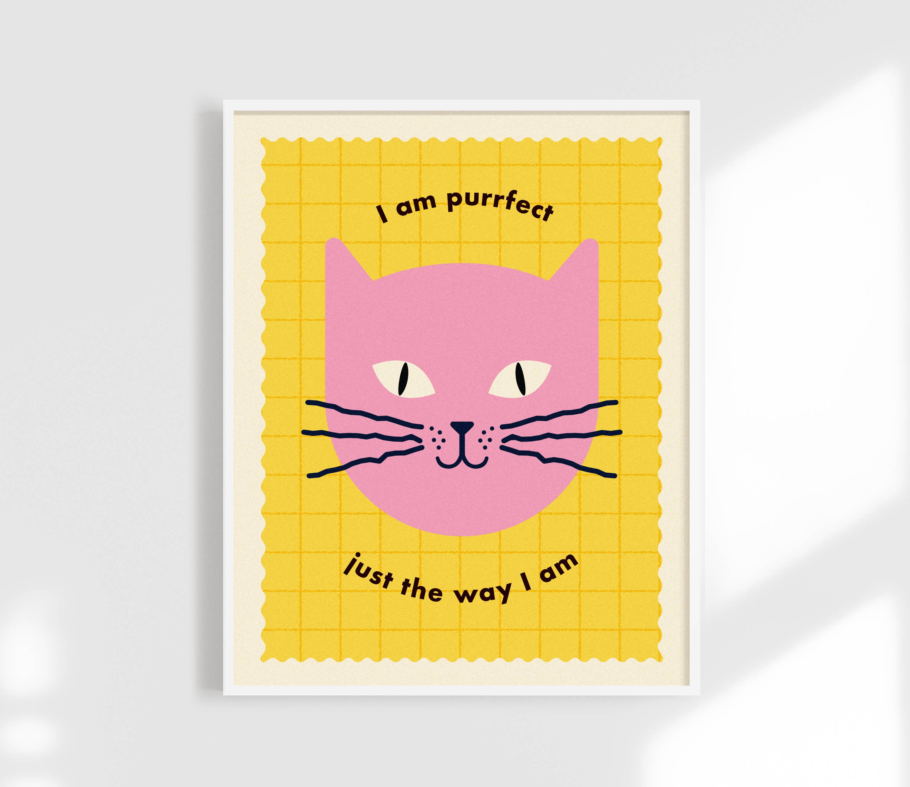 Perfect Just The Way I am Print -Kids Affirmation Art