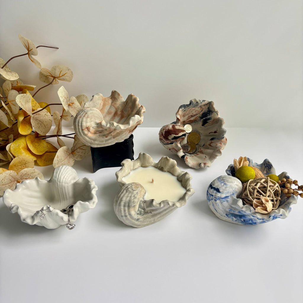 Selene - Shell Candle | Summer Candles | Coastal Decor