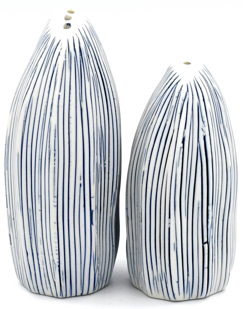 SP069W27 Seda Handcrafted Porcelain Salt and Pepper Shaker Set