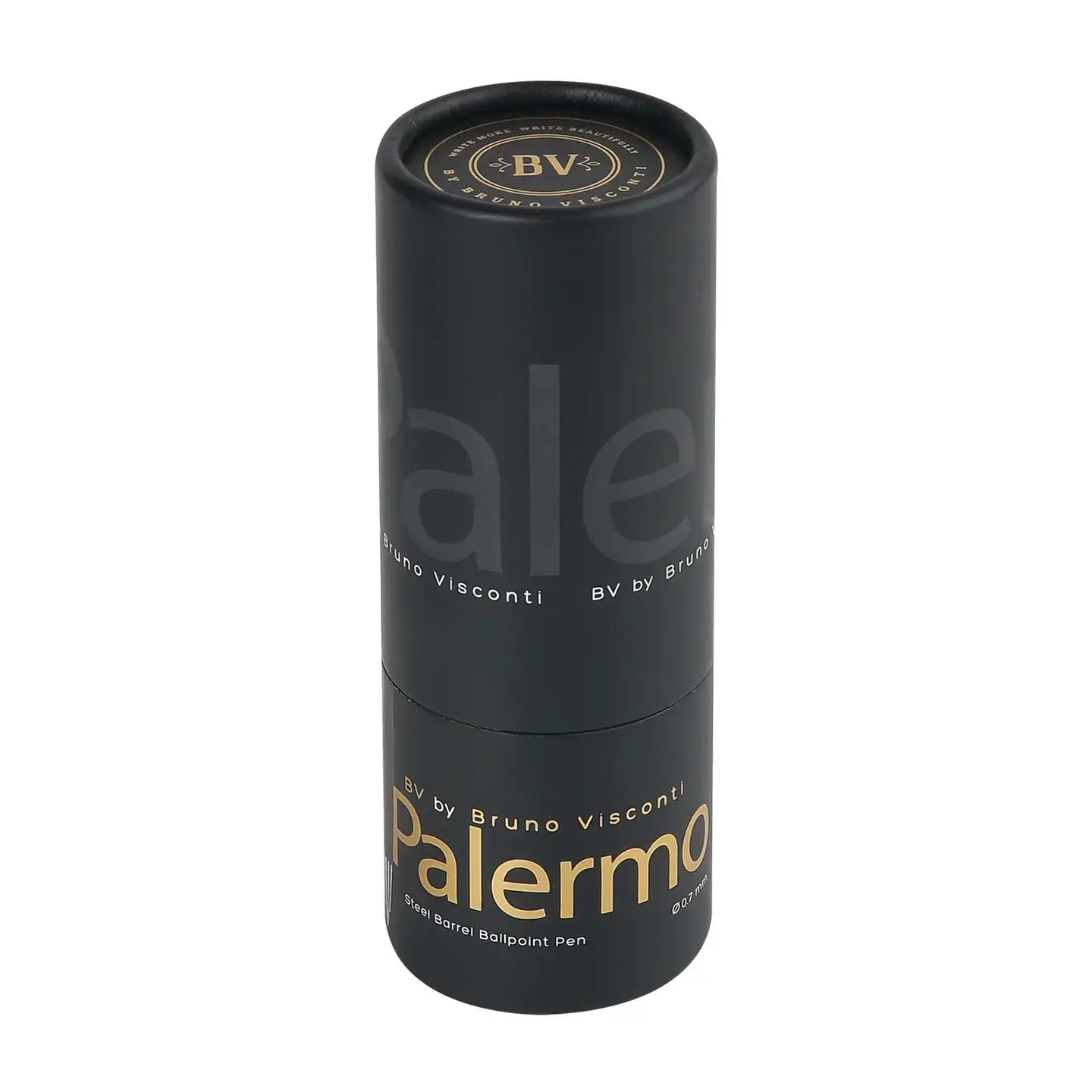Tube of 12 Palermo pens - Silver Vintage