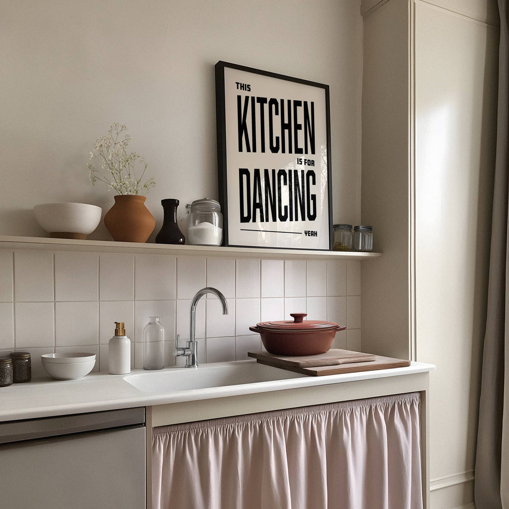 This Kitchen Is For Dancing Print