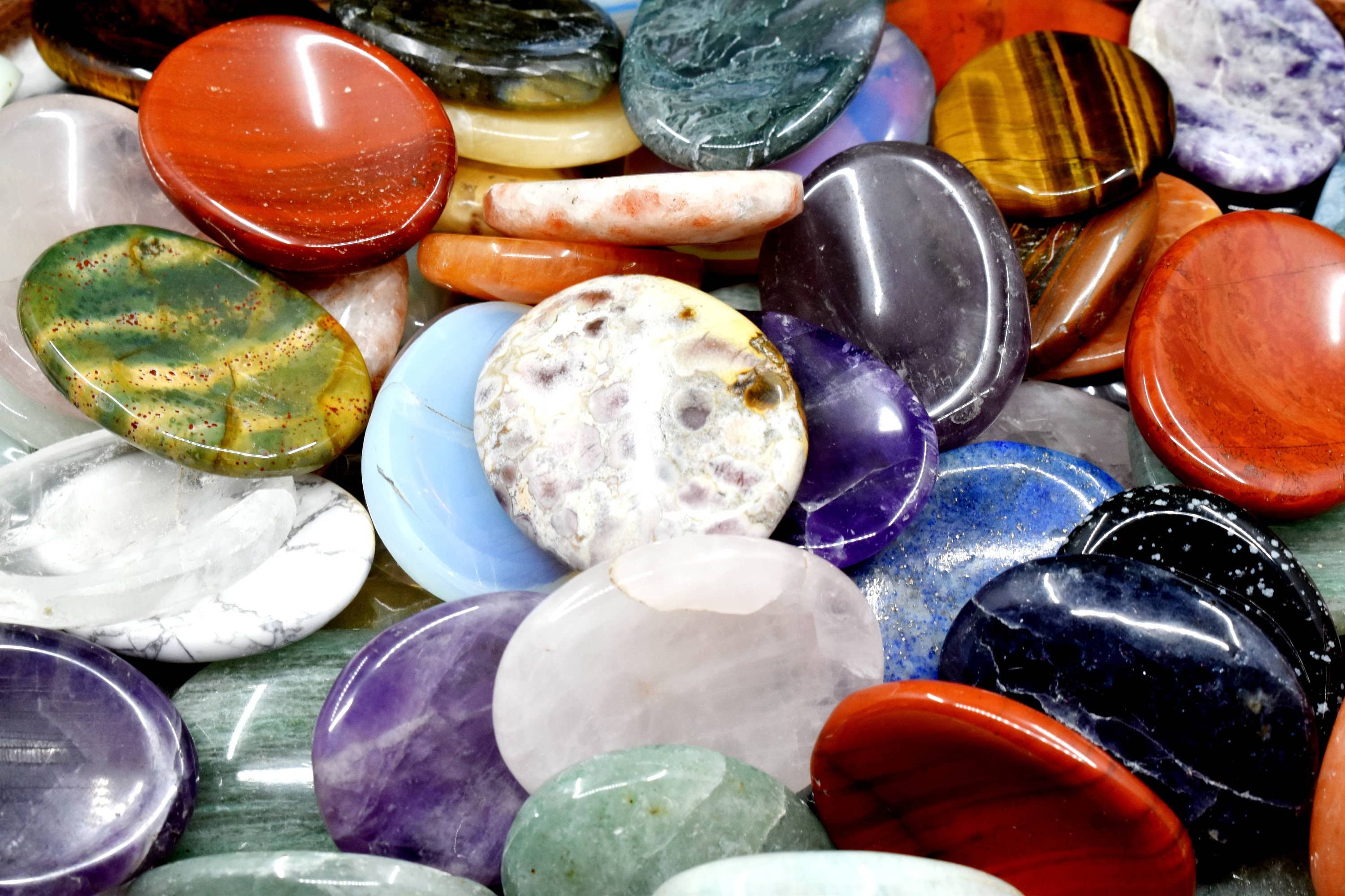 Gemstone Worry Stones | Palm Stone | Thumb Stone