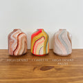 Hand Painted Marble Bud Vase