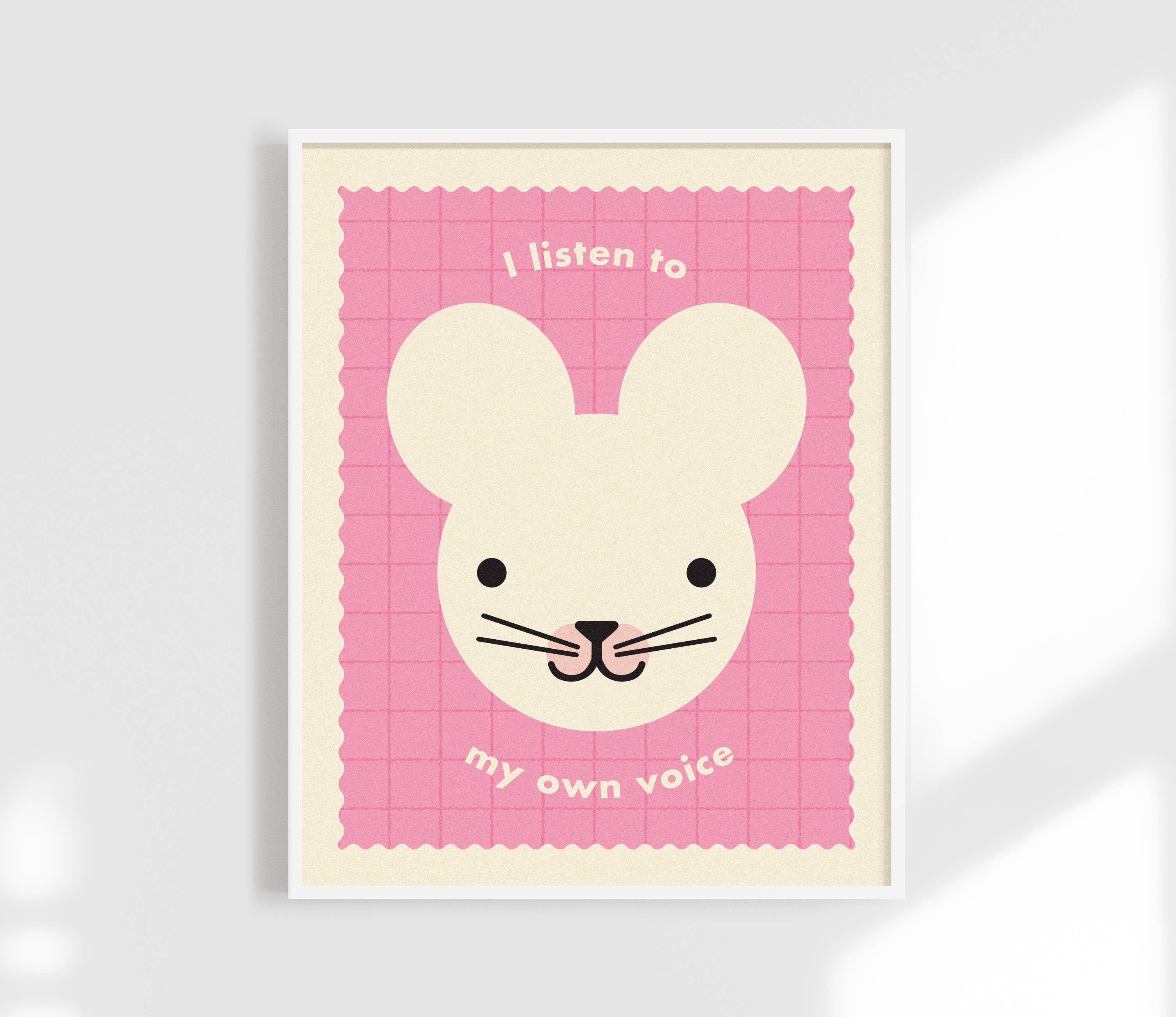 I Listen To My Own Voice Print - Kids Affirmation