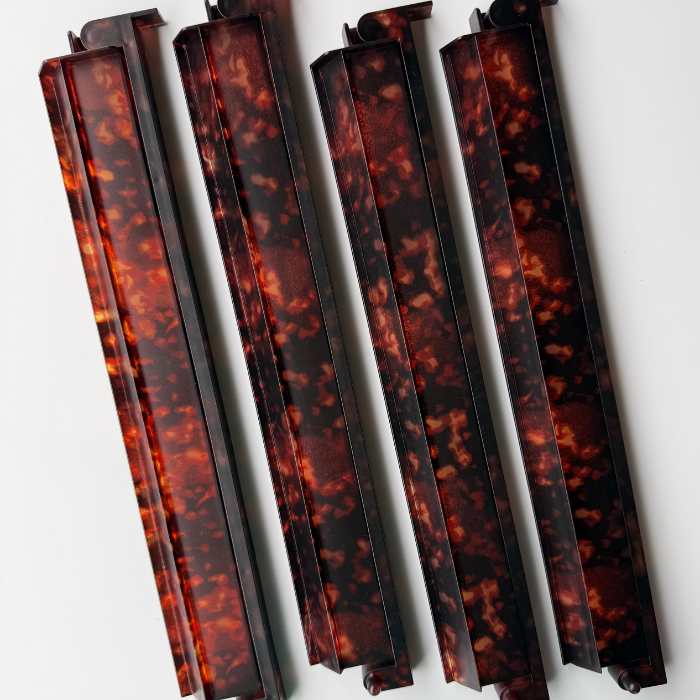 Tortoise Shell Mahjong Rack & Pusher Set – Mahjong Accessory
