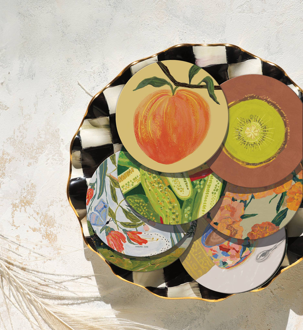 Peach Seedlings Coaster