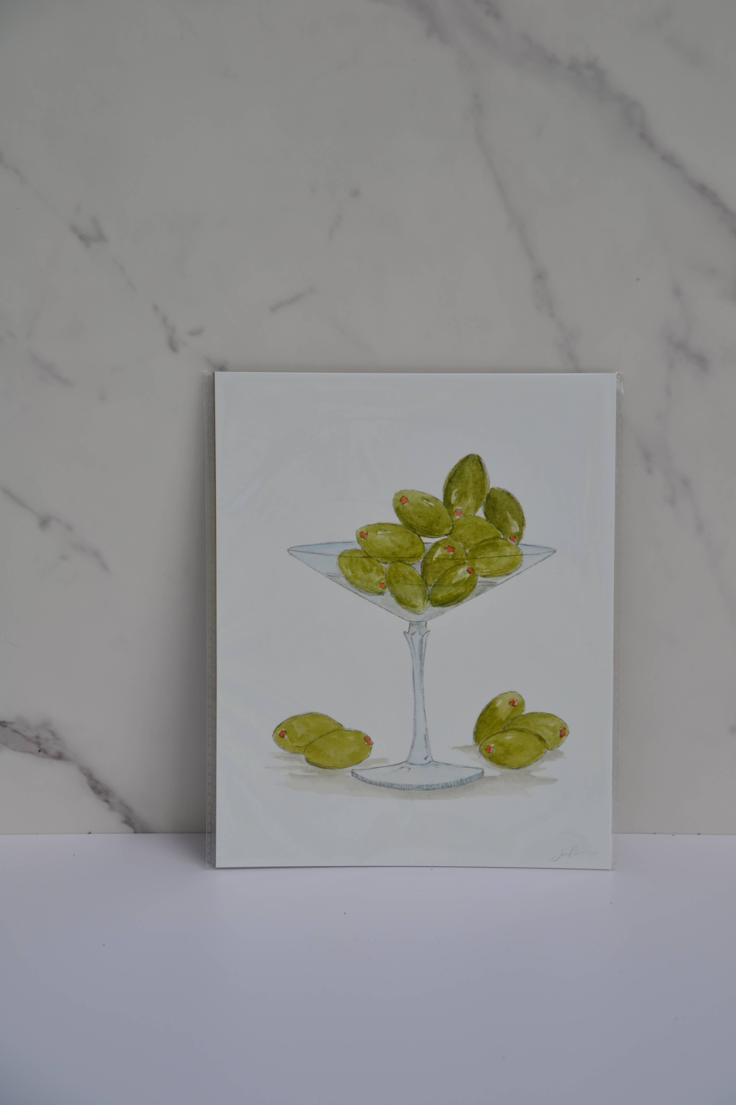 Tini Martini Art Print