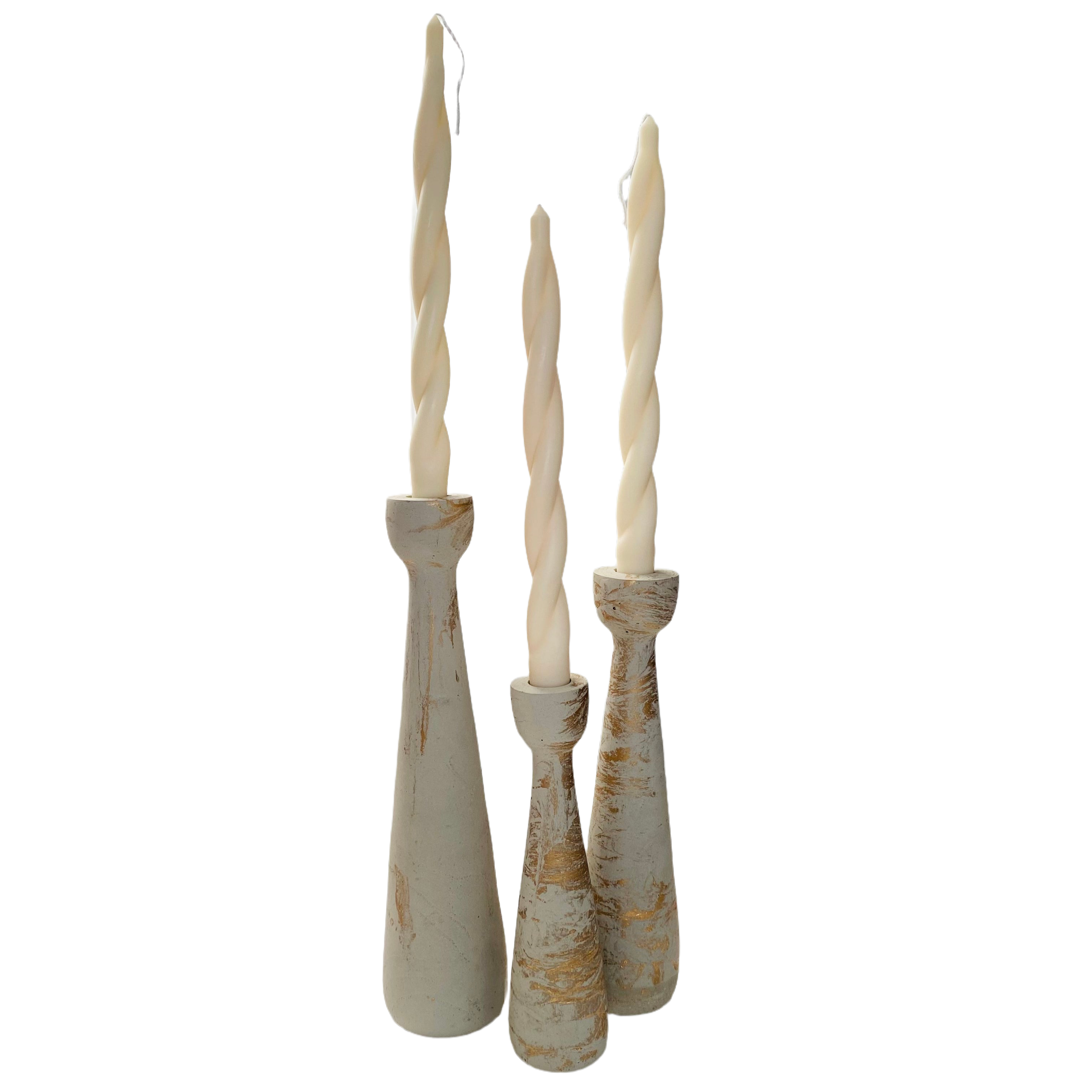Candelabras- Taper Candle Trio |Taper Candle Holder Set of 3