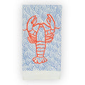 Lobster in the sea tea towel